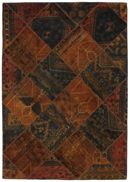 Patchwork Persisk matta 245x175