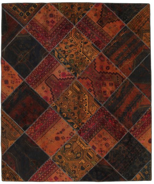 Patchwork Persisk matta 244x205