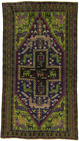 Baluch - Turkaman Persisk matta 190x105
