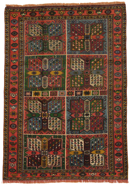 Bakhtiari - Old Persisk matta 170x121