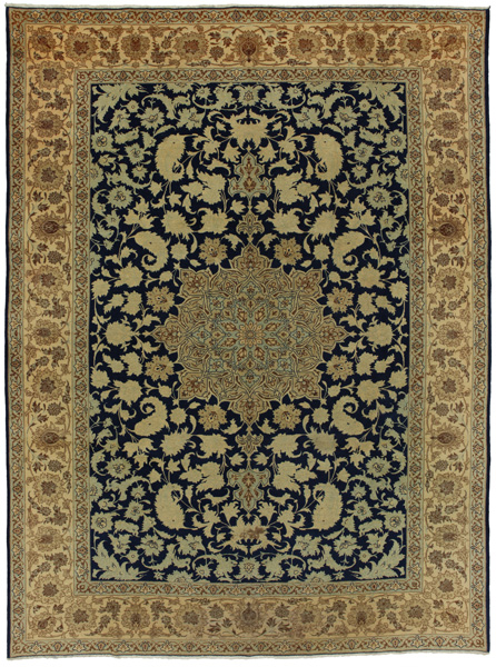 Isfahan - Antique Persisk matta 395x290