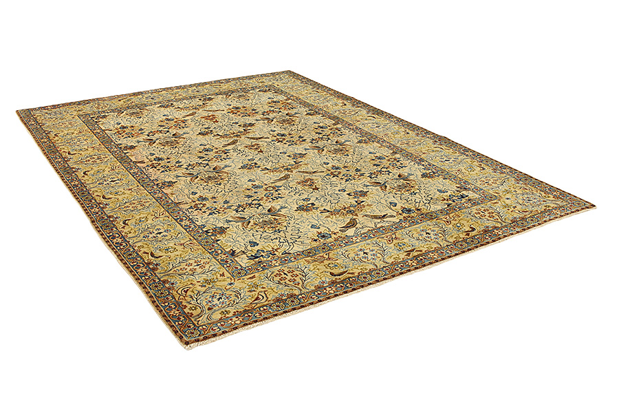 Isfahan - Antique Persisk matta 318x233 - Bild 1