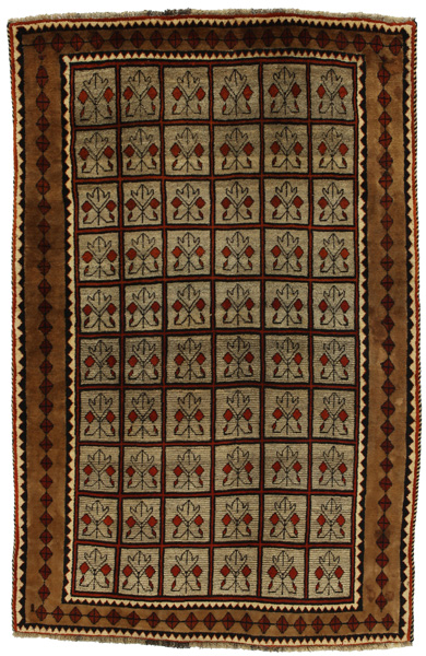 Gabbeh - Bakhtiari Persisk matta 192x126
