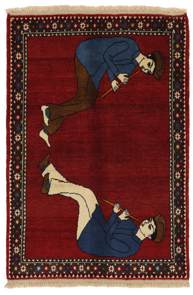 Gabbeh - Qashqai Persisk matta 150x100