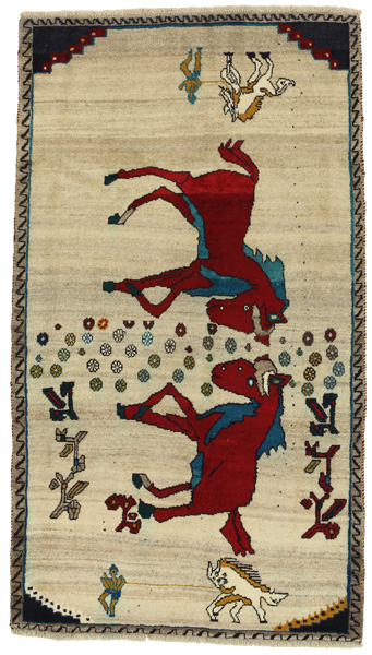 Gabbeh - Qashqai Persisk matta 210x118