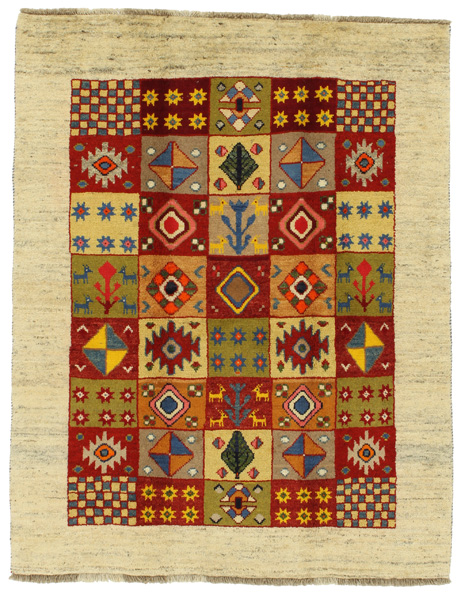 Gabbeh - Bakhtiari Persisk matta 194x152