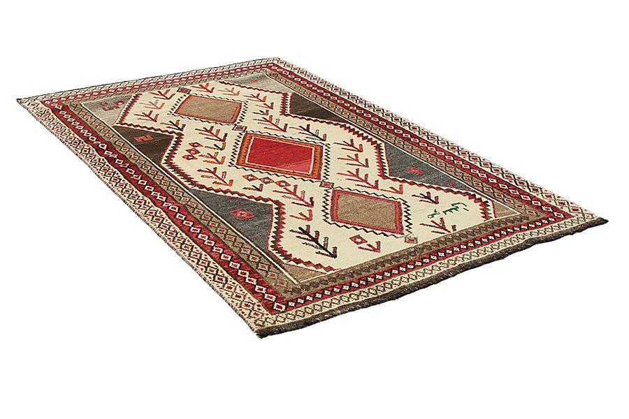 Qashqai - Gabbeh Persisk matta 230x148 - Bild 1