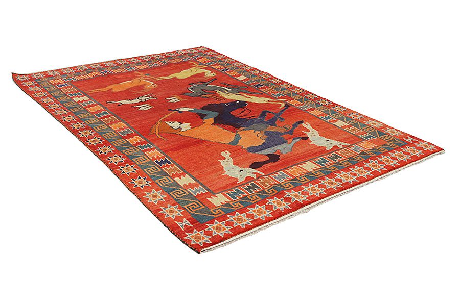 Gabbeh - Qashqai Persisk matta 300x206 - Bild 1