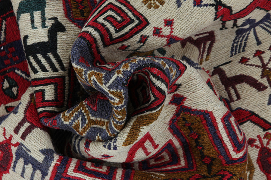 Kelim Sumak - Afshar 130x105 - Bild 6