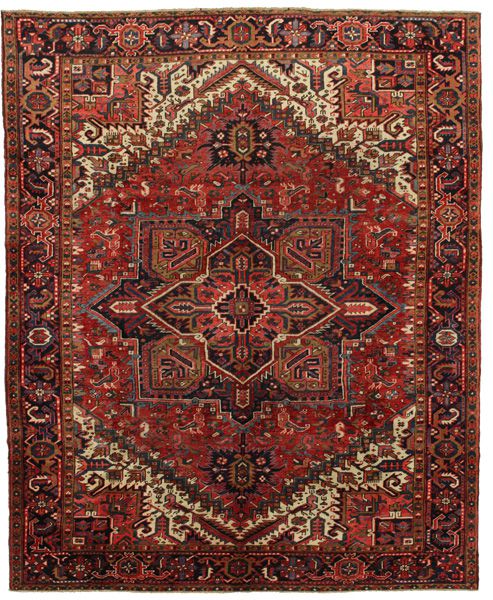 Heriz - Antique Persisk matta 344x280