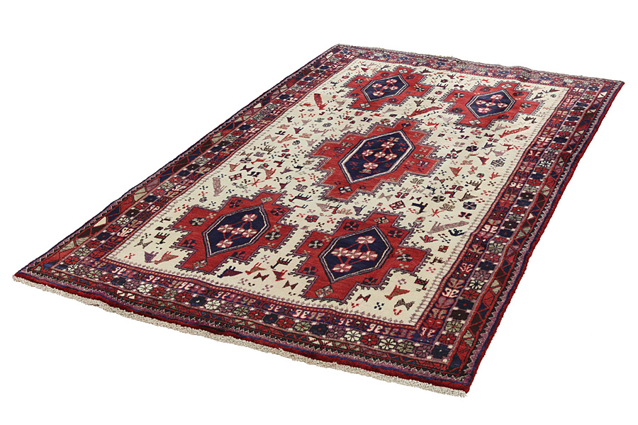 Afshar - Sirjan Persisk matta 247x148 - Bild 2