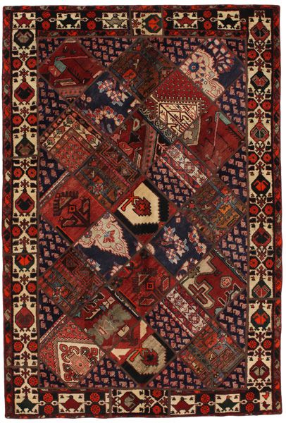 Patchwork Persisk matta 254x171