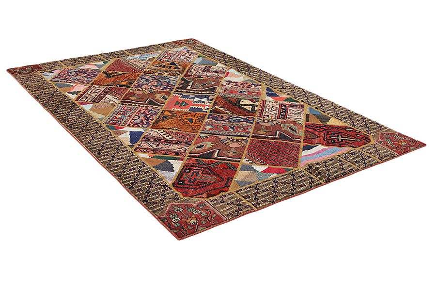 Patchwork Persisk matta 256x168 - Bild 1
