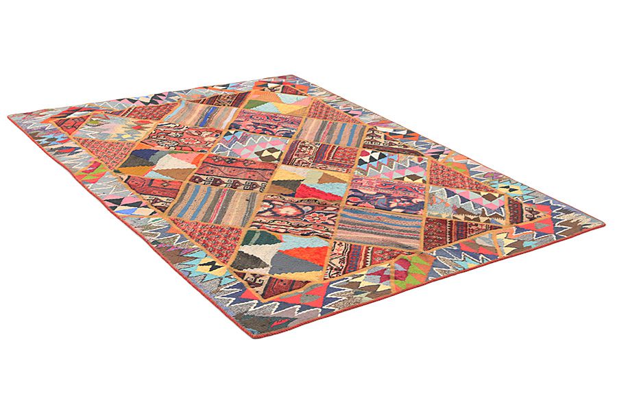 Patchwork Persisk matta 205x157 - Bild 1