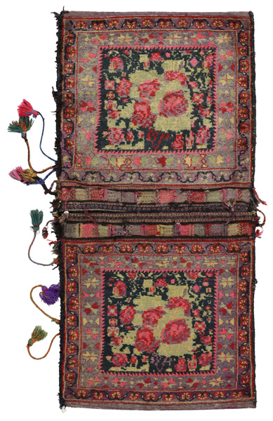 Afshar - Saddle Bag Persisk väv 145x75