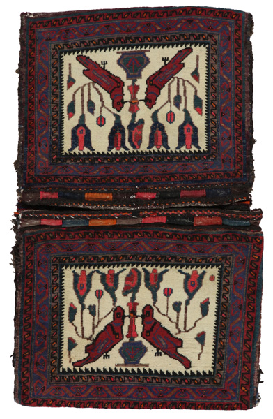 Afshar - Saddle Bag Persisk matta 113x66