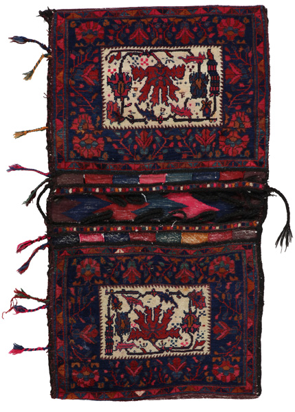 Afshar - Saddle Bag Persisk väv 140x78
