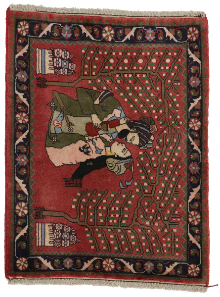 Bidjar - Kurdi Persisk matta 90x69