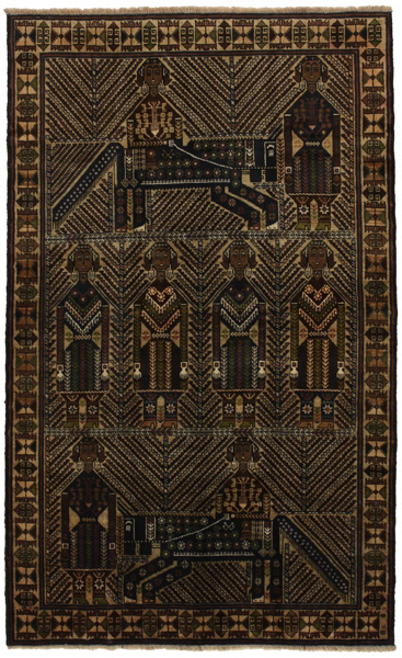 Baluch - Turkaman Persisk matta 205x125