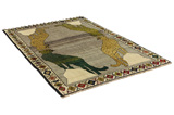 Gabbeh - Qashqai Persisk matta 217x154 - Bild 1